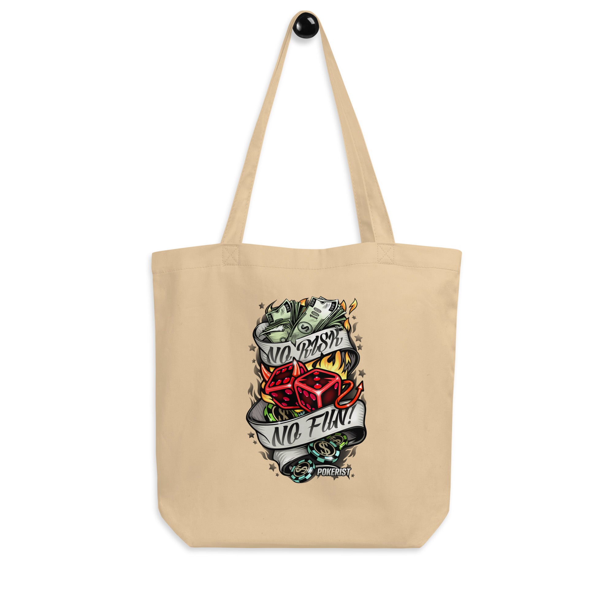No Risk No Fun - Eco Tote Bag - Pokerist