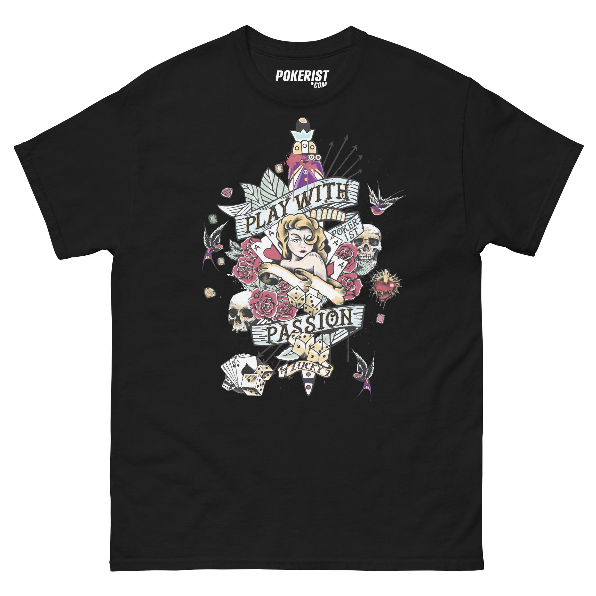 Play With Passion - Men's classic tee - Pokerist