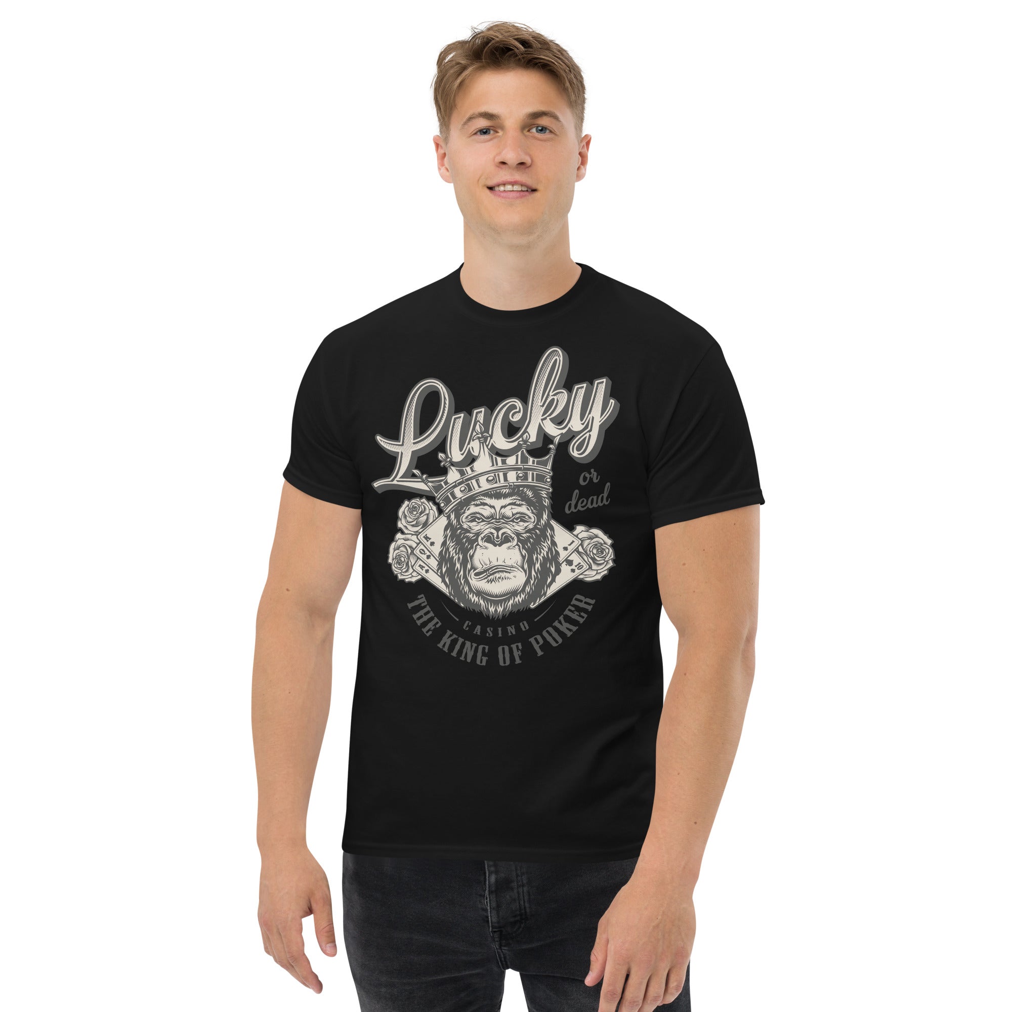Lucky the King of Poker - Men's classic tee - Pokerist