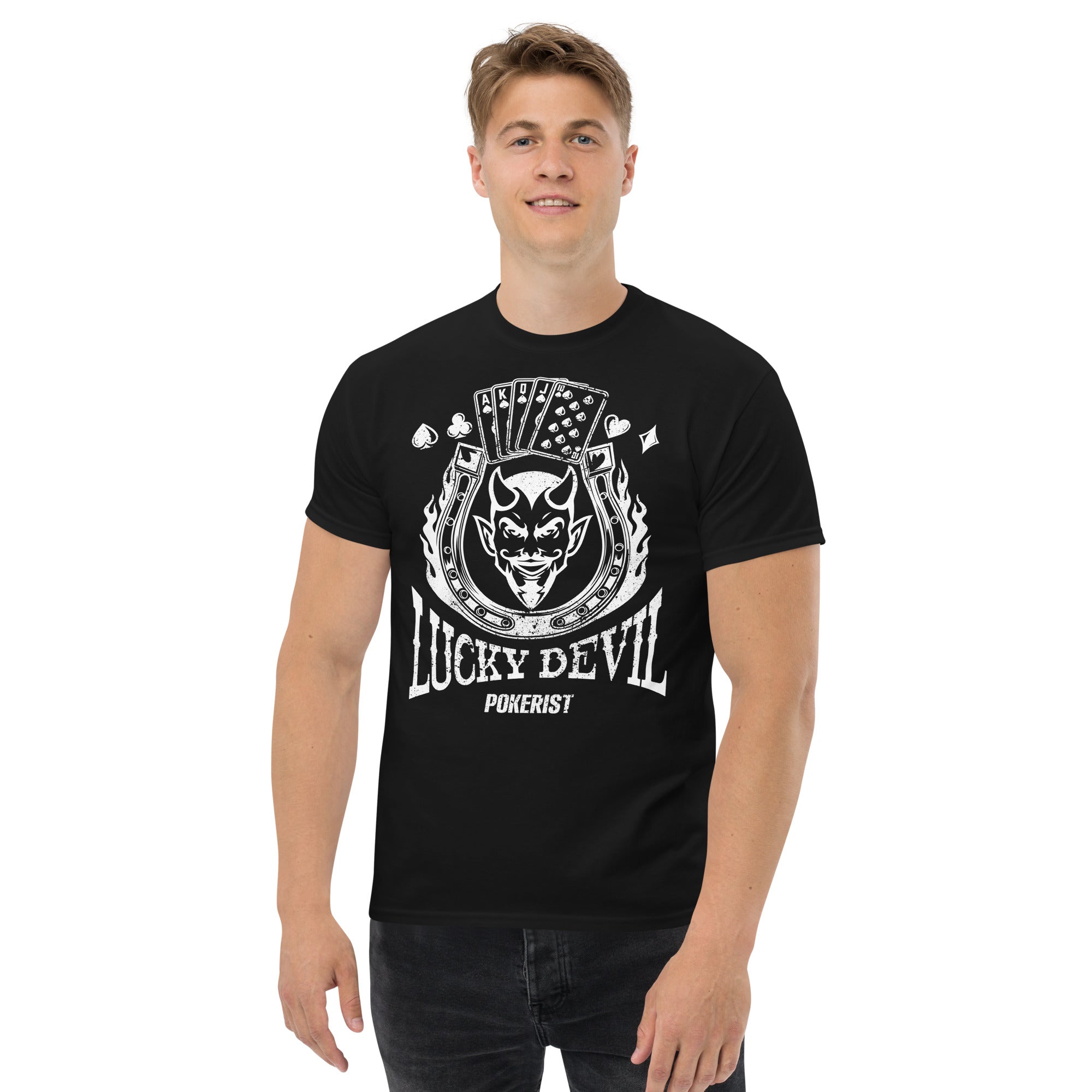 Lucky Devil - Men's classic tee - Pokerist