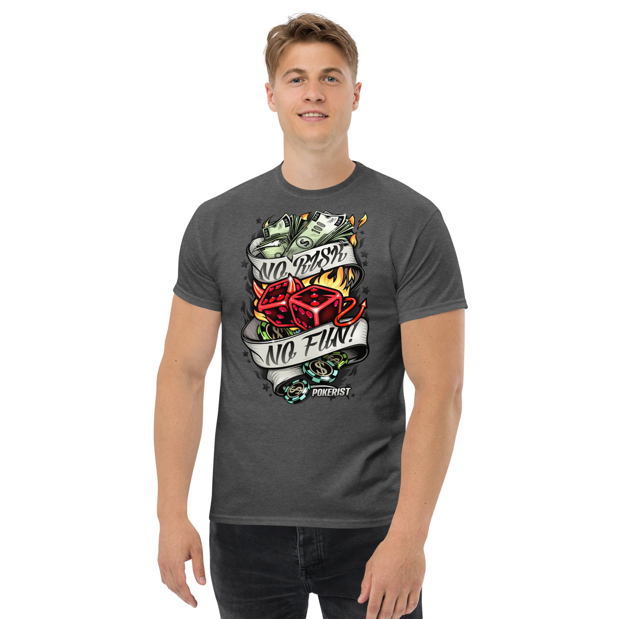 No Risk No Fun - Men's classic tee - Pokerist
