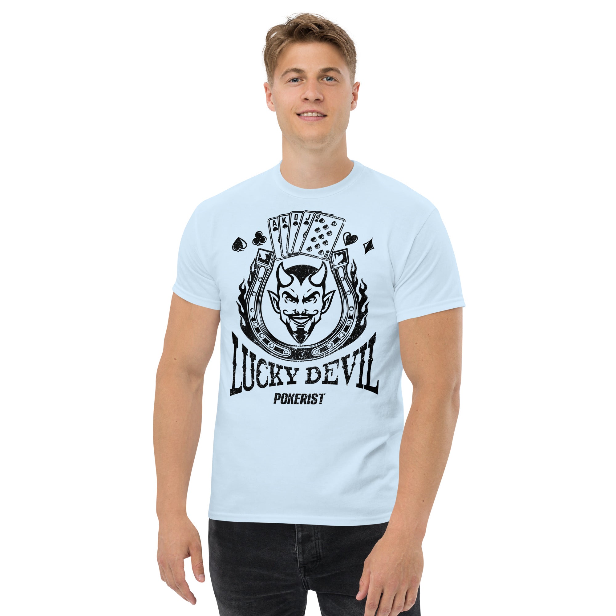 Lucky Devil - Men's classic tee - Pokerist