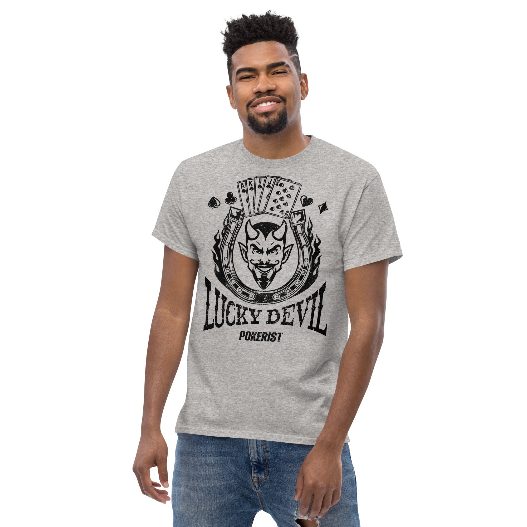Lucky Devil - Men's classic tee - Pokerist
