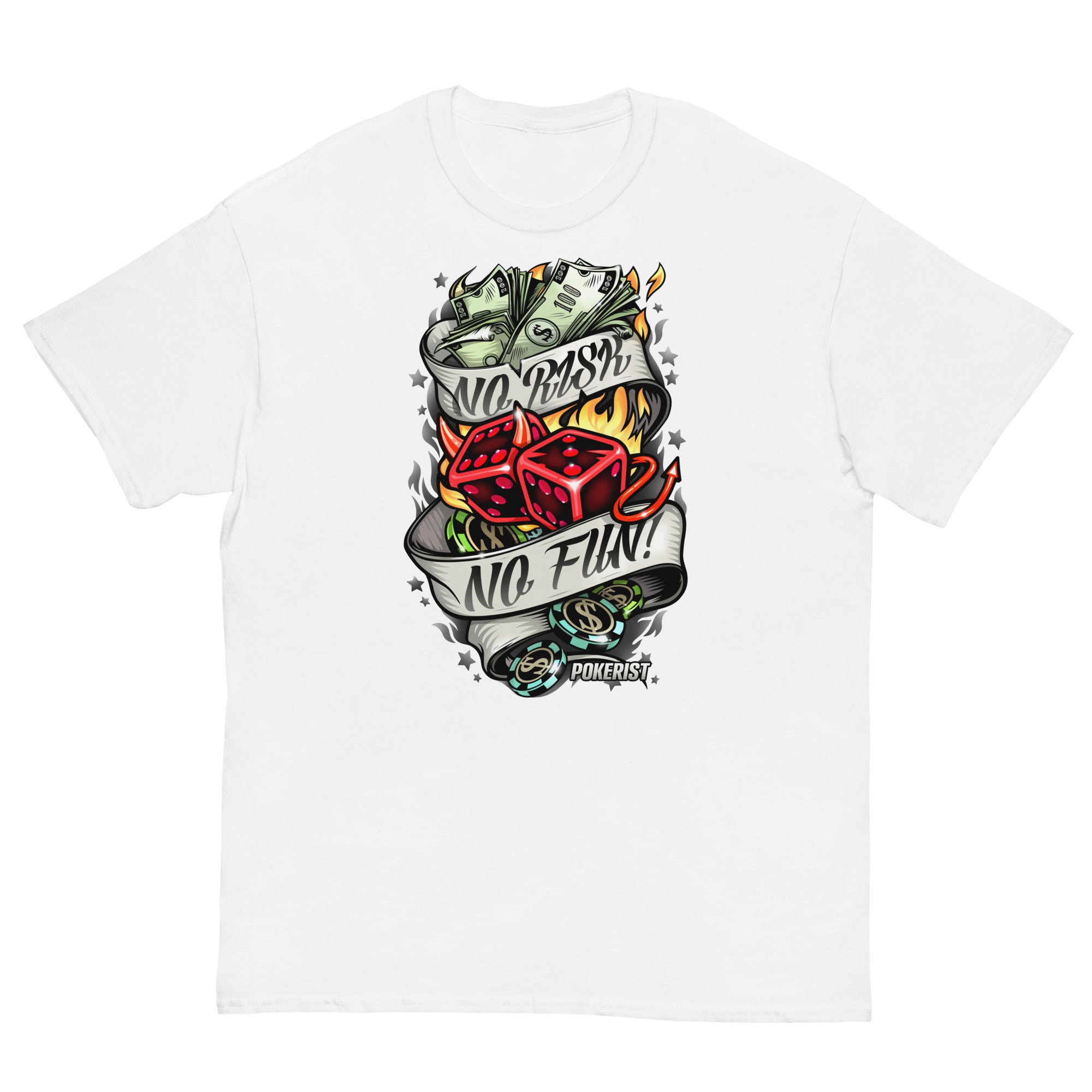 No Risk No Fun - Men's classic tee - Pokerist