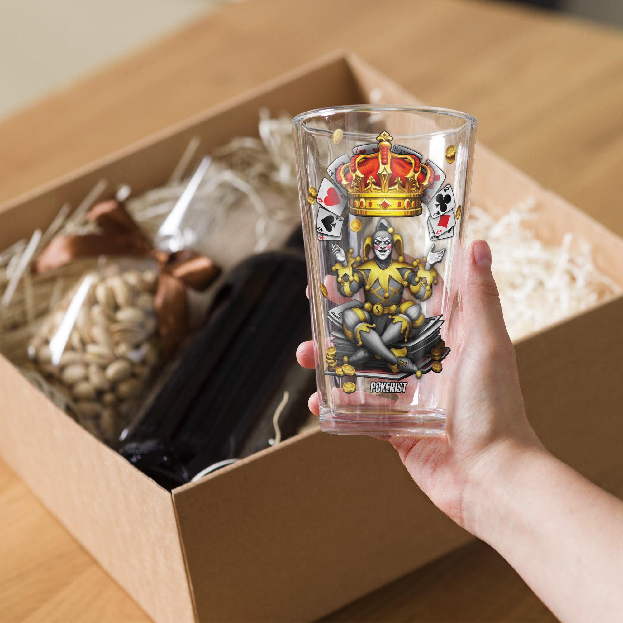 Joker Crown - Shaker pint glass