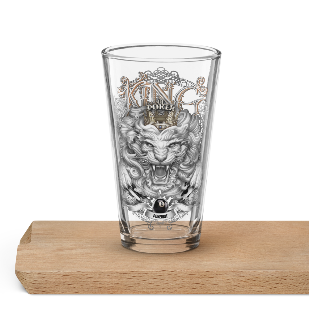 King Lion - Shaker pint glass