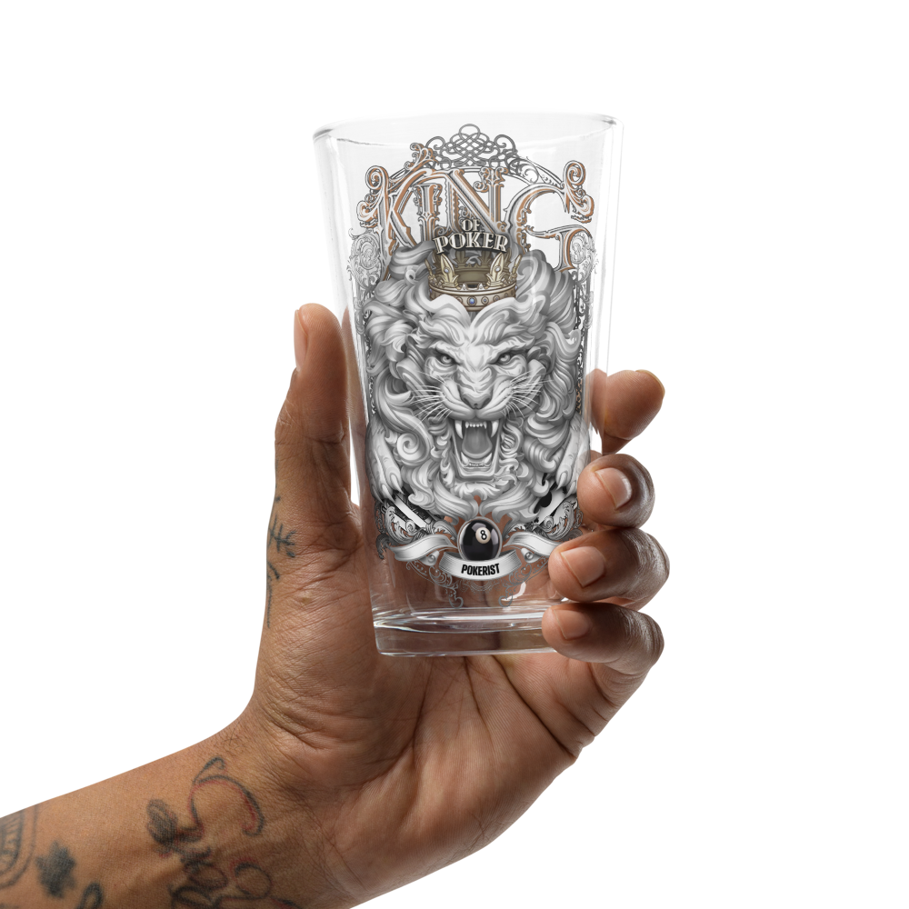 King Lion - Shaker pint glass