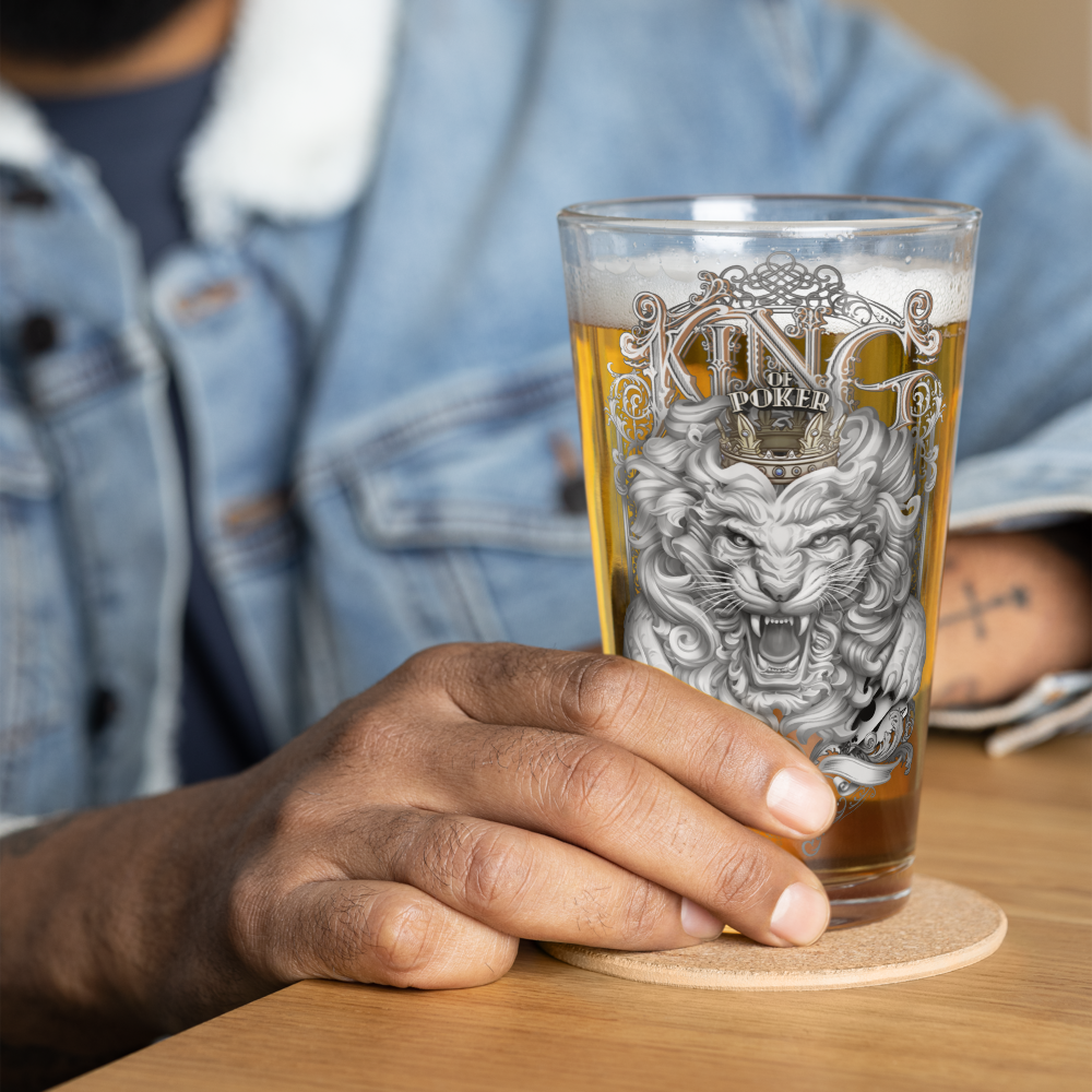King Lion - Shaker pint glass