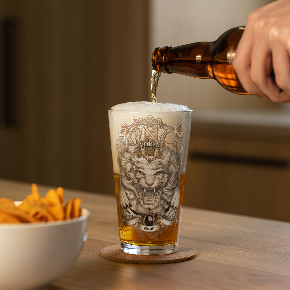 King Lion - Shaker pint glass