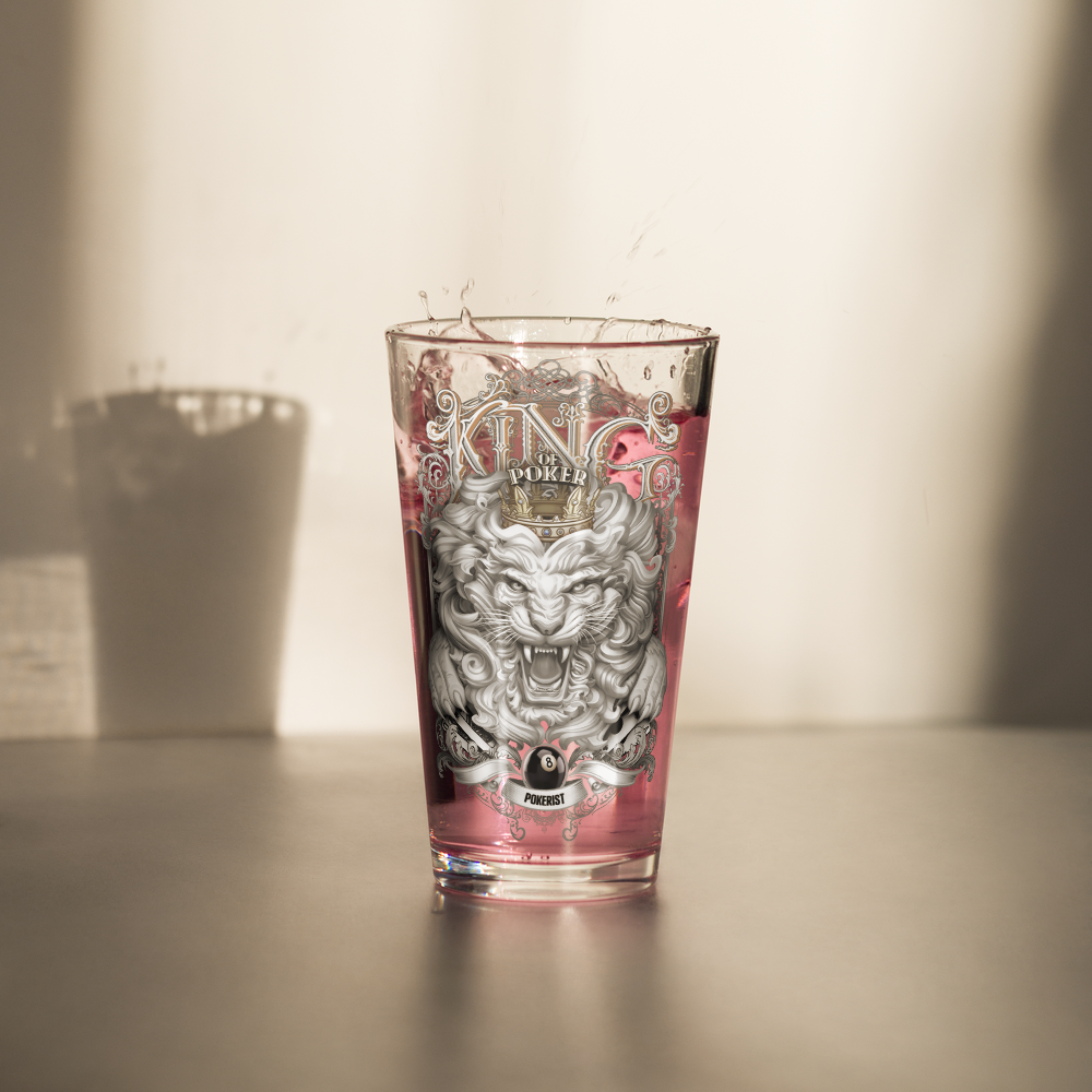 King Lion - Shaker pint glass