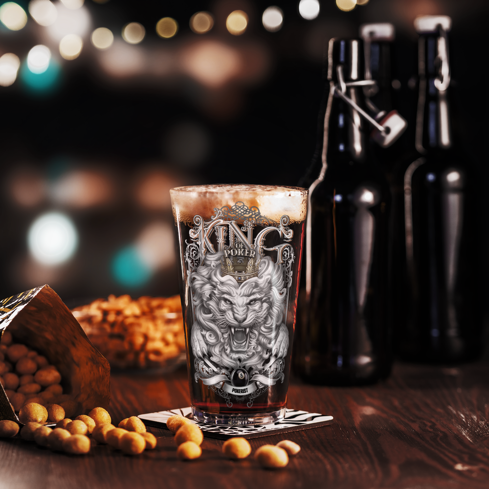 King Lion - Shaker pint glass