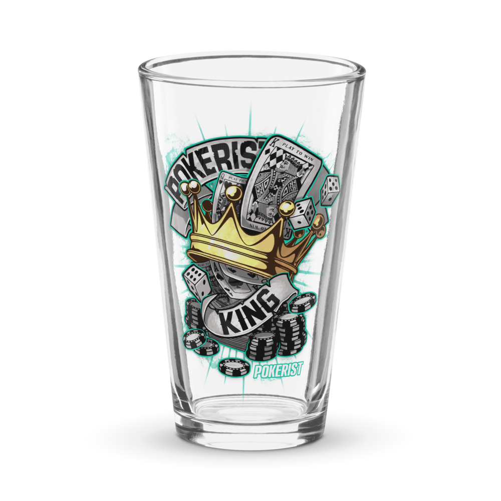 Pokerist King - Shaker pint glass