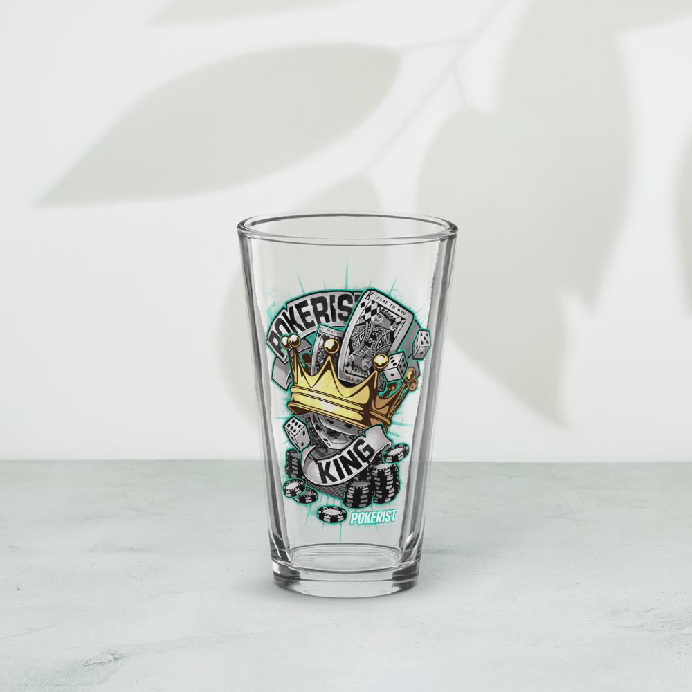 Pokerist King - Shaker pint glass