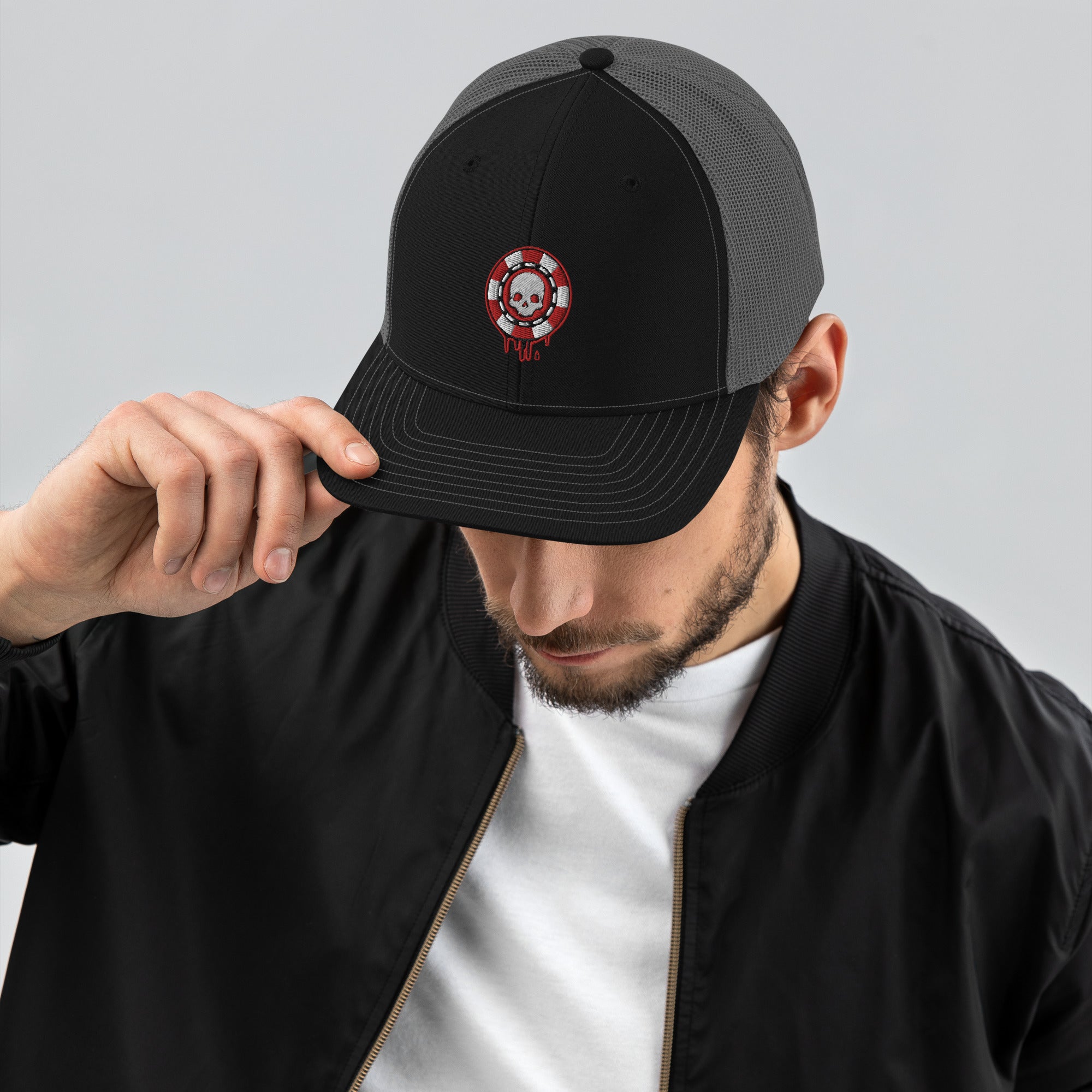 Skull Flat - Trucker Cap