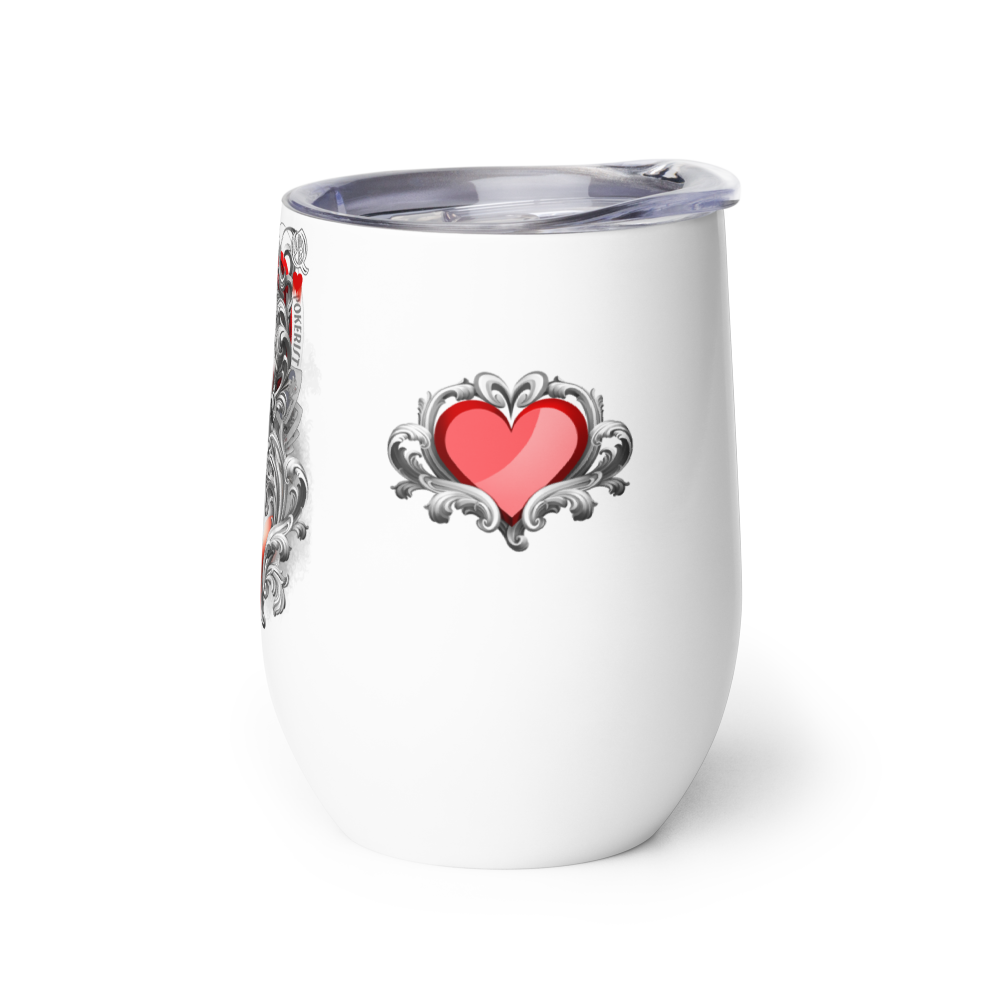 Queen Hearts - Wine tumbler